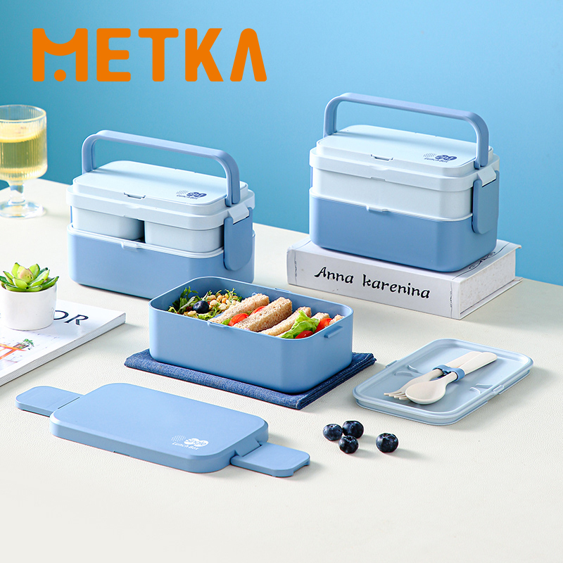 Picknick-Lunchbox aus Bambusfa – Bento Box Two Tier Bewertung und Preis