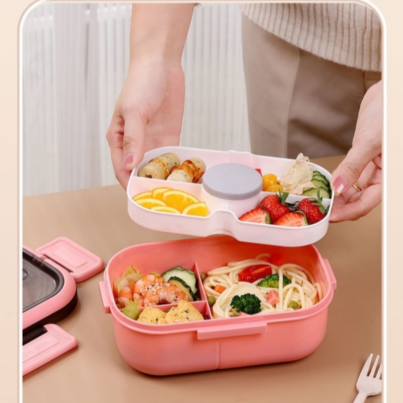 1200 ml Doppelschicht-Lunchbox – Bento Box Two Tier Bewertung und Preis