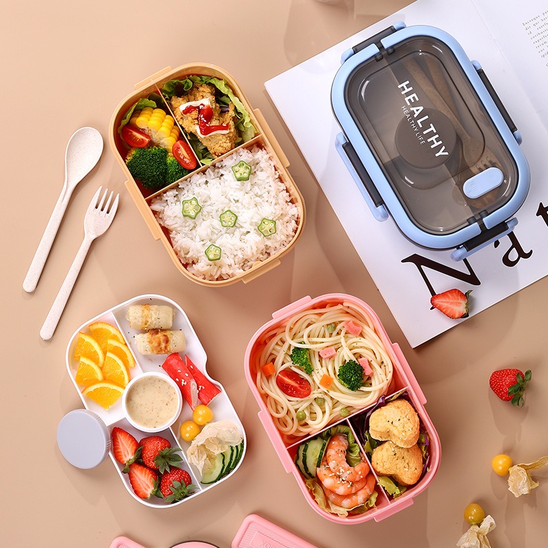 1200 ml Doppelschicht-Lunchbox – Bento Box Two Tier Bewertung und Preis