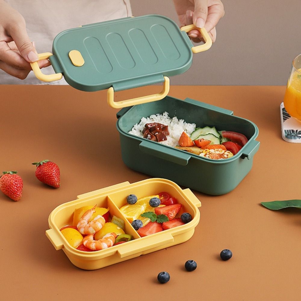 Doppelschichtige Lunchbox mit  – Bento Box Two Tier Bewertung und Preis
