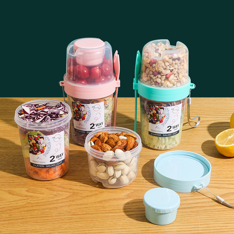 Frühstück Obst Hafer Joghurt S – Bento Box Two Tier Bewertung und Preis