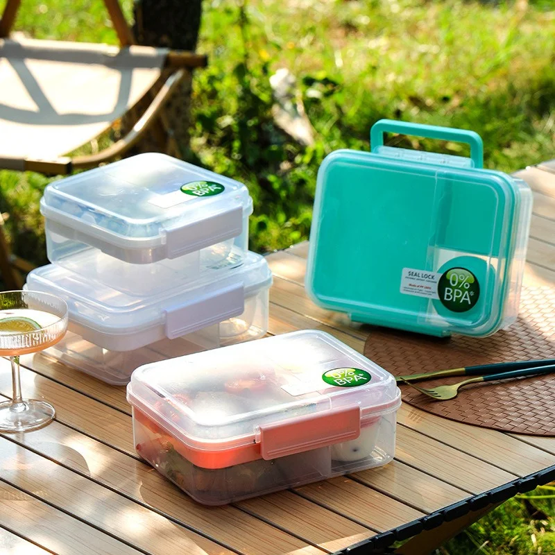 Tragbares Griffdesign, doppell – Bento Box Two Tier Bewertung und Preis